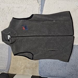 Women's small fleece grey vest, US Sailing, NWOT